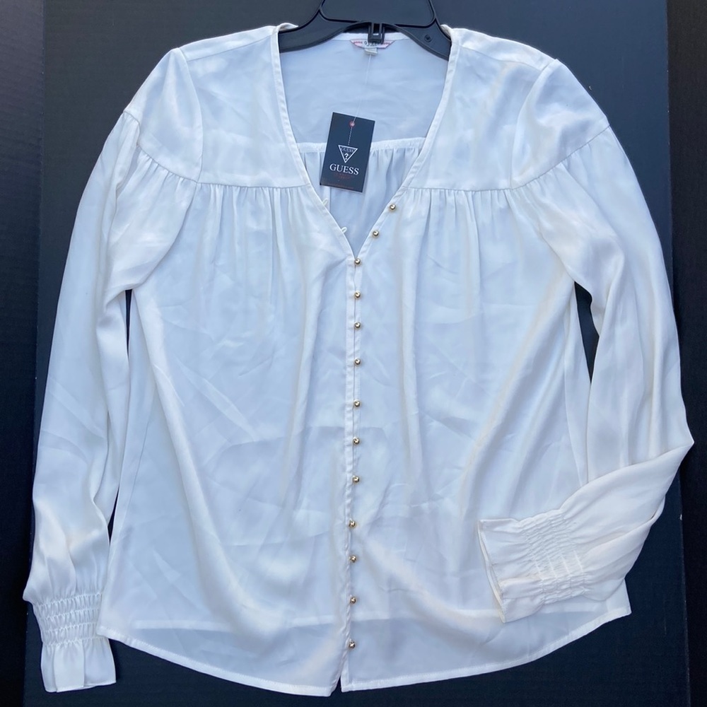 New GUESS Womens Top SZ S